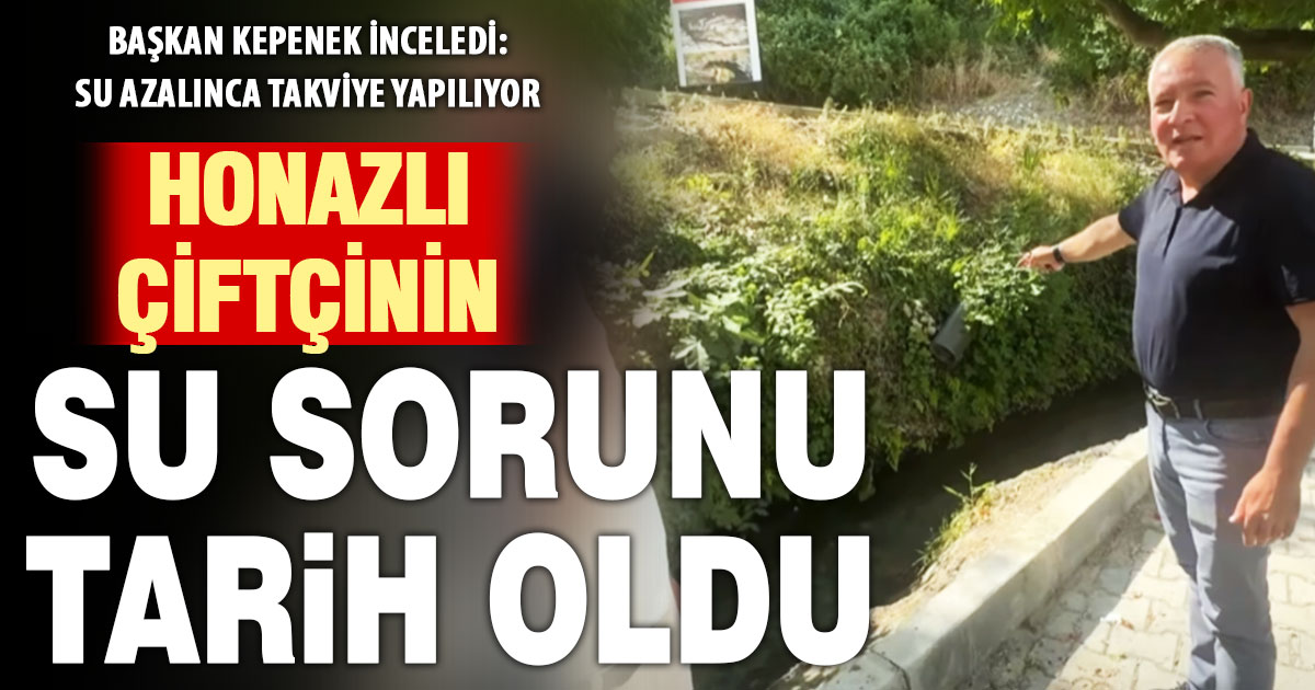 Honaz Belediyesi’nden Emirazizli’ye su takviyesi
