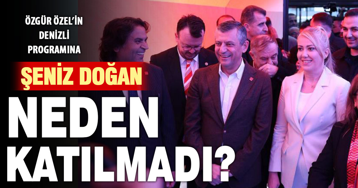 Şeniz Doğan’ın Özgür Özel’in programına neden katılmadığı belli oldu
