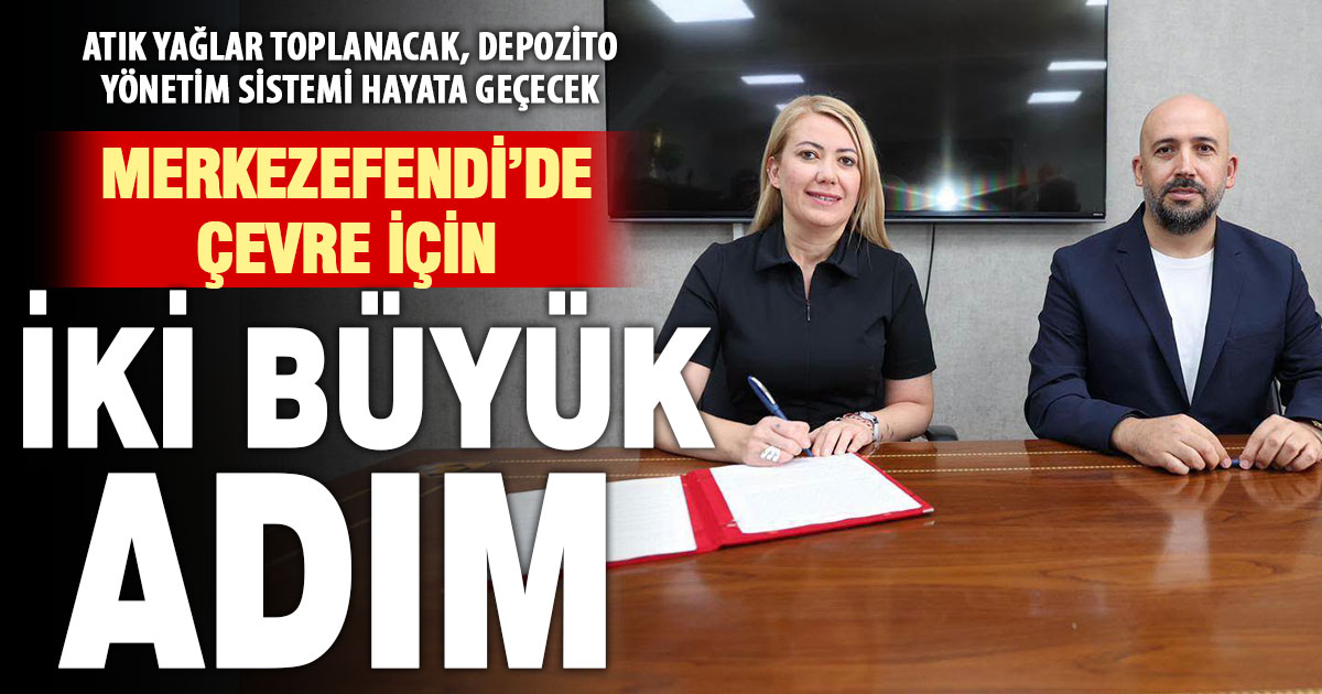 Merkezefendi Belediyesi'nden çevre için iki önemli adım