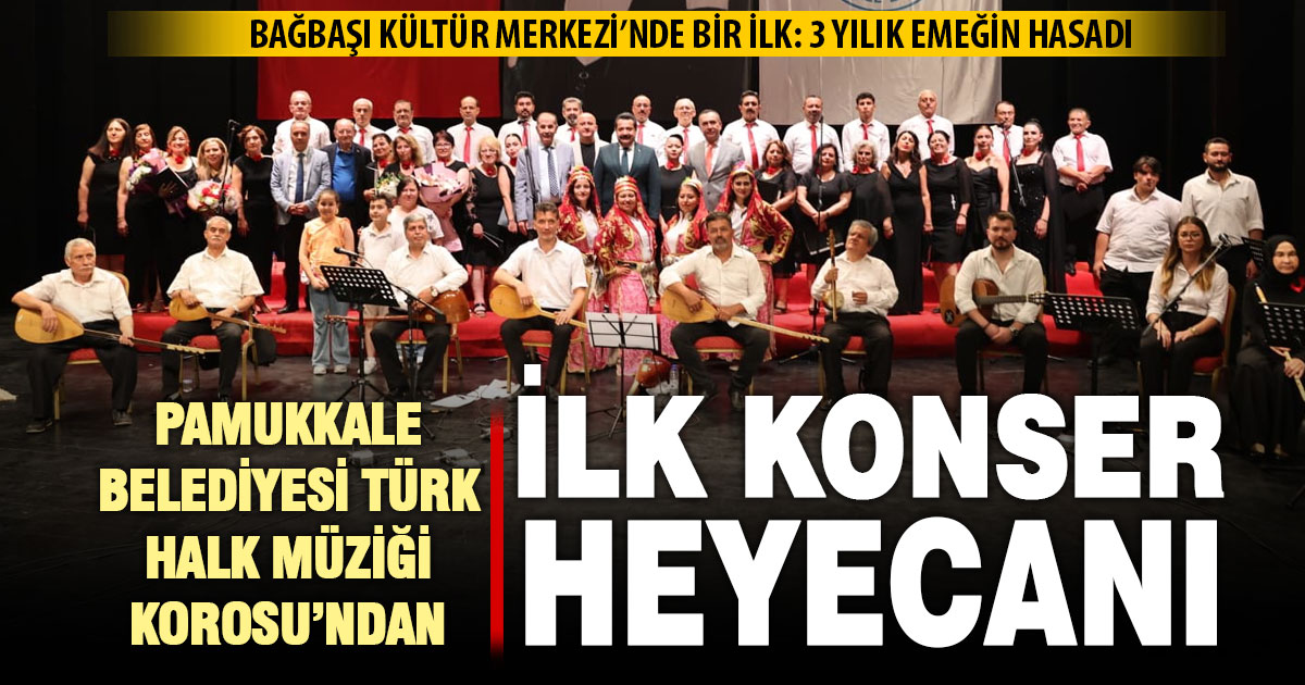 Pamukkale THM Korosu 3 yılın ardından ilk konserini verdi