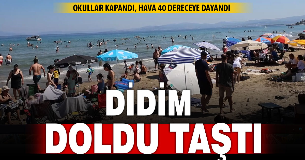 Denizlililerin tatil noktası Didim’de yaz yoğunluğu başladı