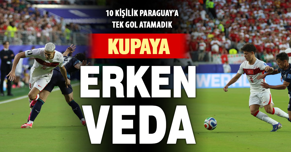 A Milli Futbol Takımı’ndan, FIFA Dünya Kupası’na erken veda