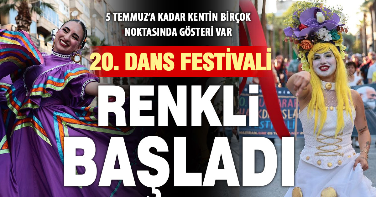 20. Uluslararası Halk Dansları Festivali kortejle başladı