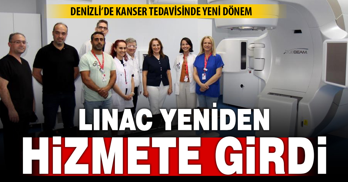 Denizli’de kanser hastalarına umut olan cihaz yeniden hizmete girdi