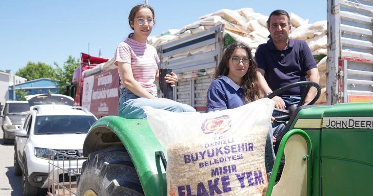 Yem dağıtımında ikinci hafta başladı