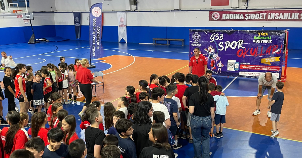 GSB Spor Okulları Sarayköy’de yeni sezona coşkulu başlangıç yaptı