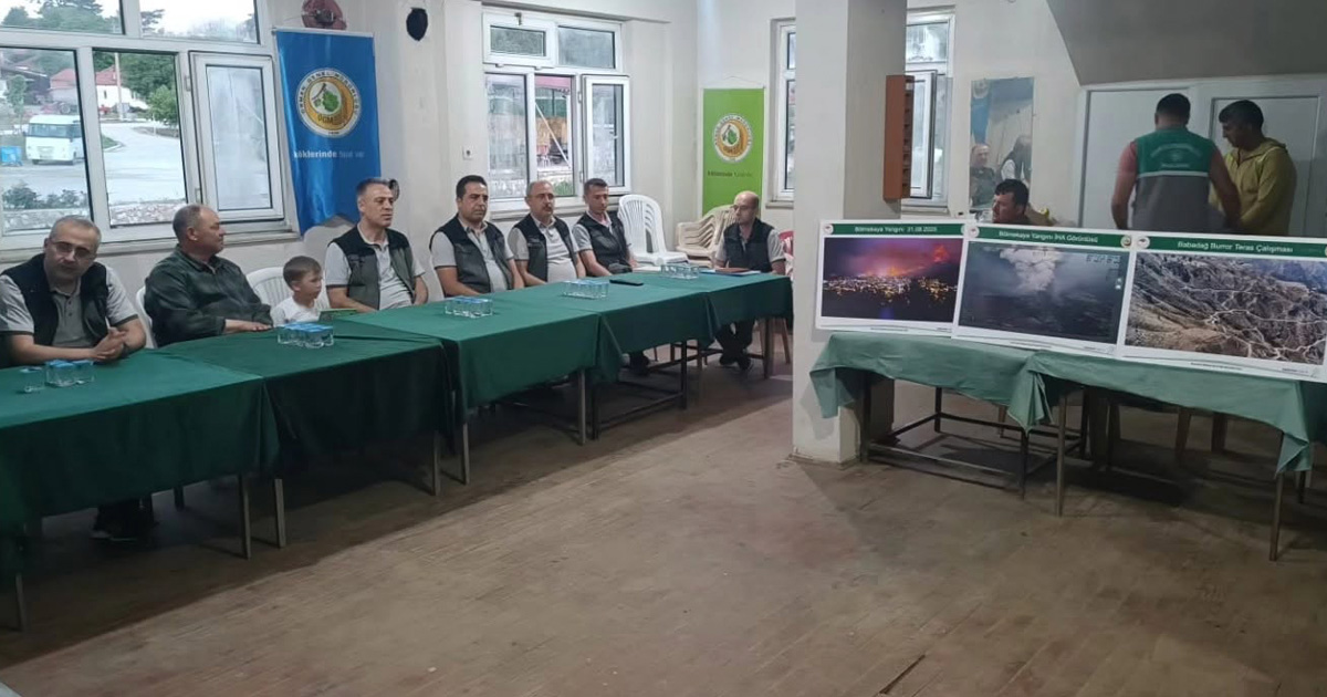 Orman yangınlarına karşı alınacak tedbirler anlatıldı