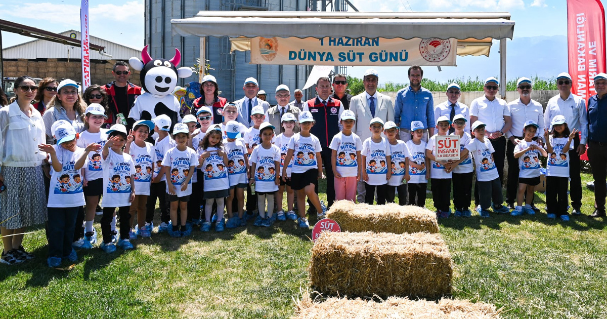 Dünya Süt Günü çocuklarla birlikte kutlandı