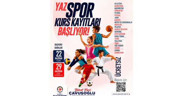 22 farklı branşta ücretsiz eğitim