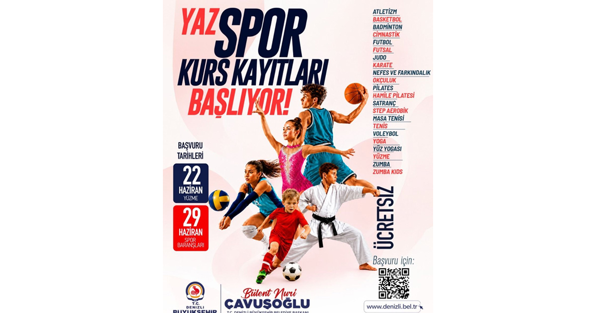 22 farklı branşta ücretsiz eğitim