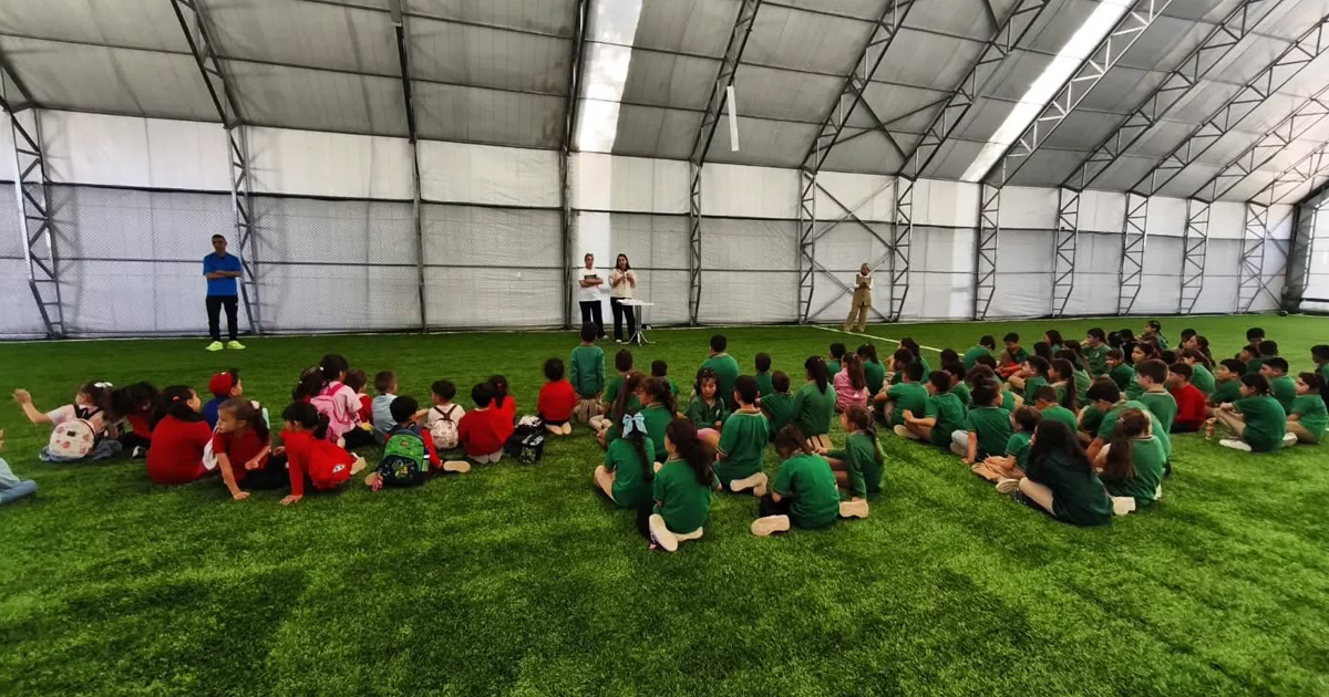 Baklan’da öğrencilere sporun önemi anlatıldı