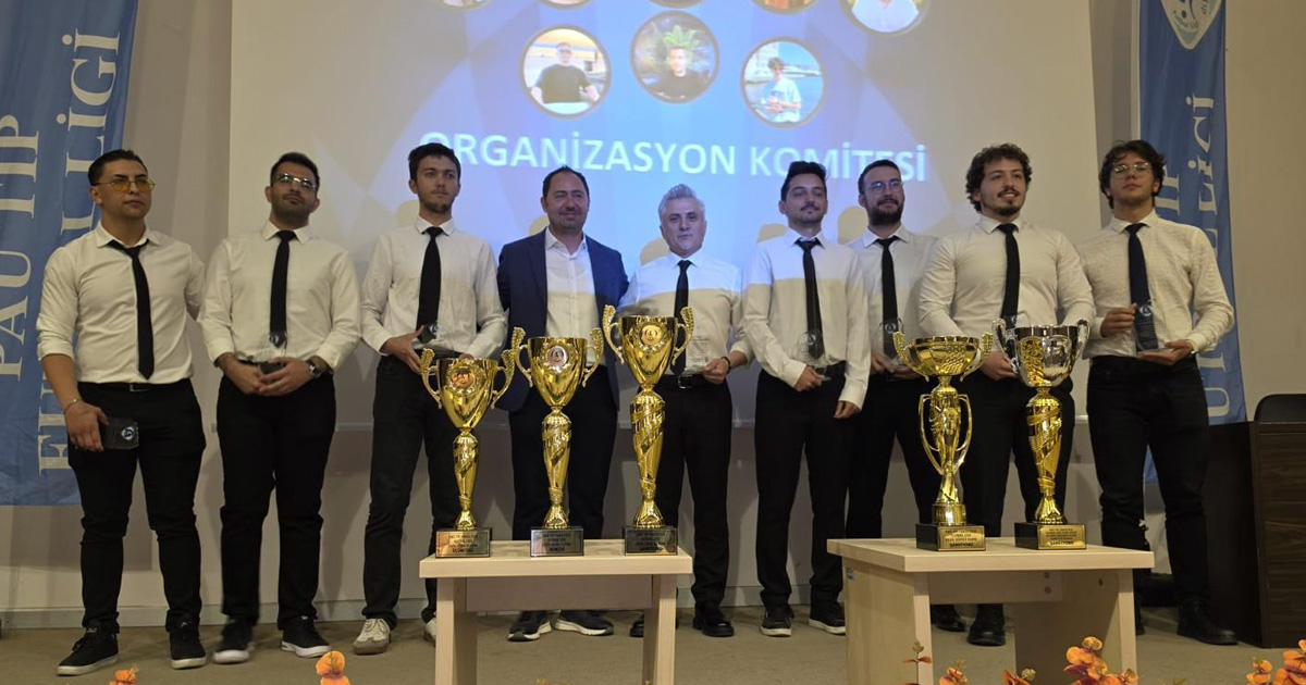 PAÜ Hastaneleri'nde Tıp Fakültesi Futbol Ligi’nin 13. sezonu tamamlandı