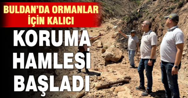 Buldan’da ormanlar için kalıcı çalışmalar başladı 