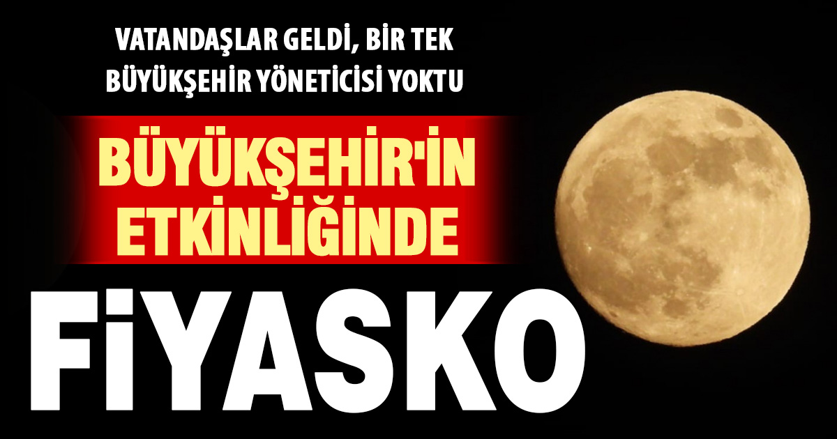 Duyuruldu, vatandaşlar gitti ama etkinlik yapılmadı: Tepkiler büyüyor
