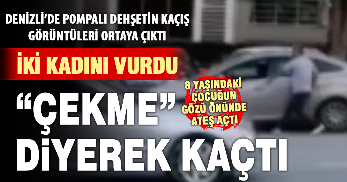  İki kadına kurşun yağdıran şüphelinin kaçış anları ortaya çıktı