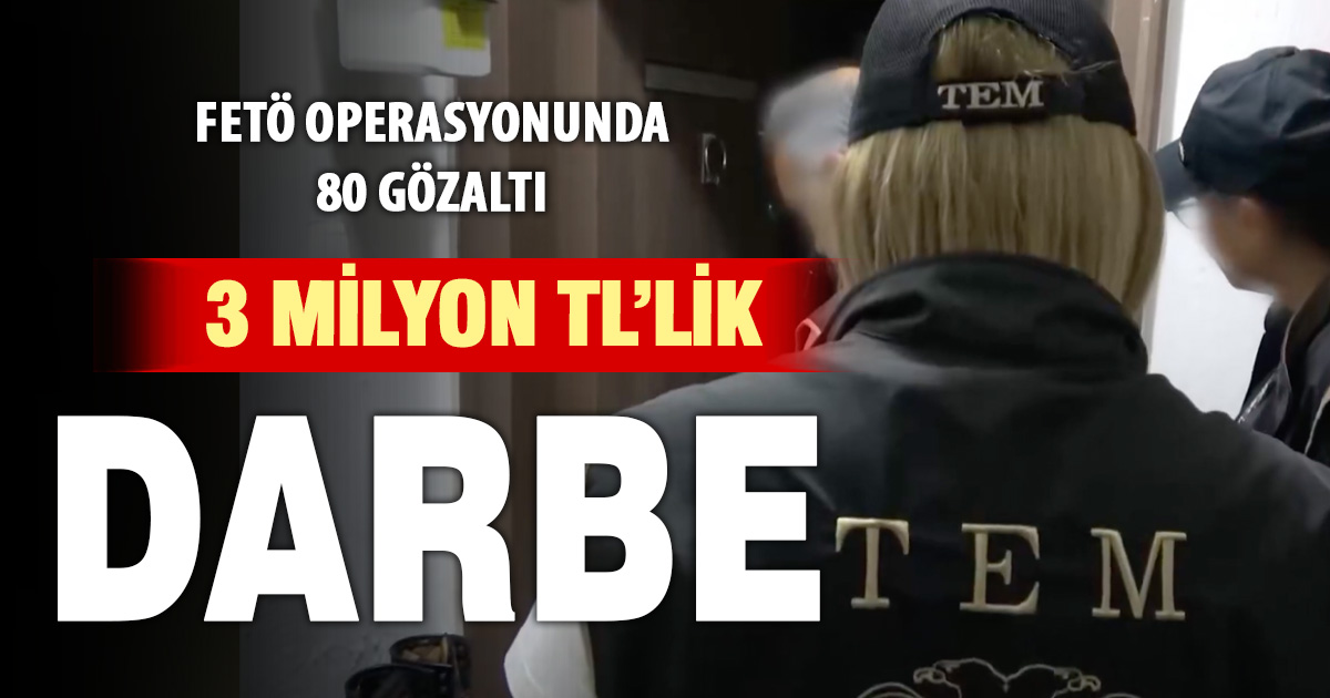 İzmir merkezli 12 ilde FETÖ operasyonu: 80 gözaltı