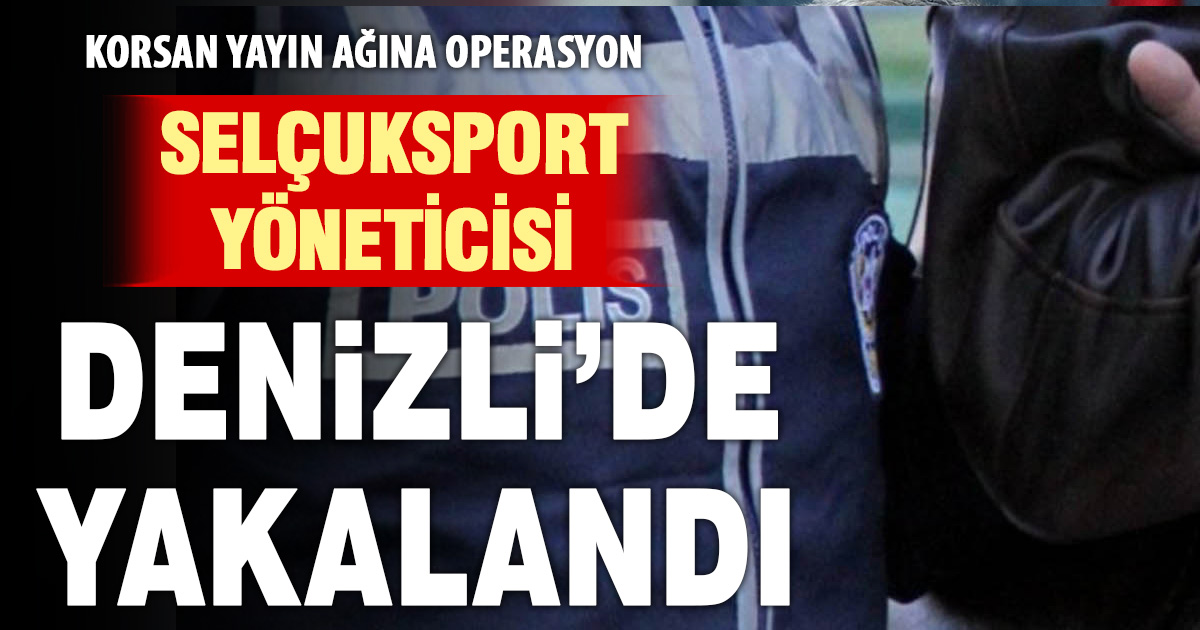 Korsan maç yayını yapan sitenin sahibi gözaltına alındı