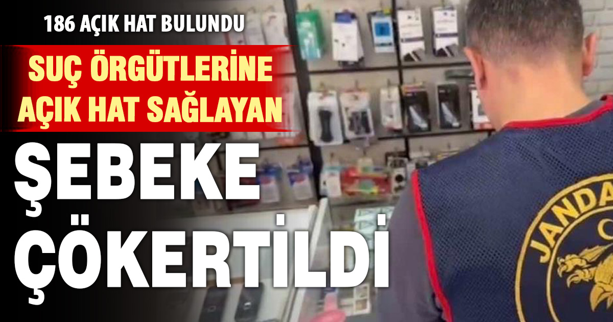 Denizli merkezli ‘Patates Hat' operasyonunda 186 hat ele geçirildi 