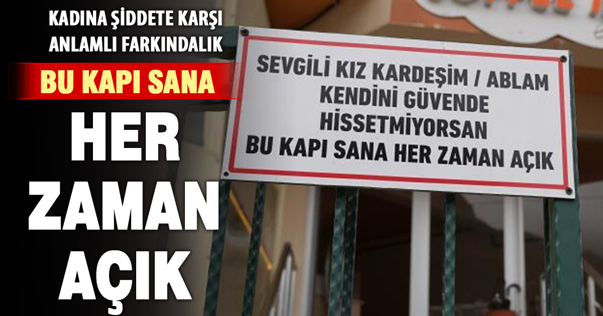 Denizli'de duyarlı esnaftan kadınlara yönelik anlamlı farkındalık 
