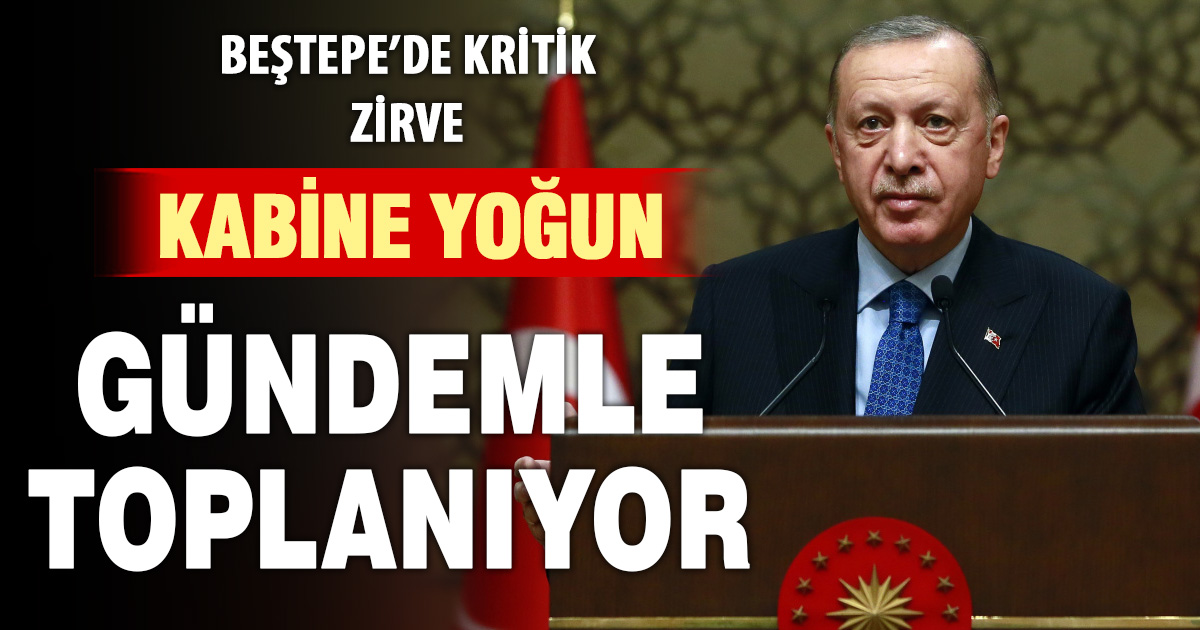 Kabine bugün toplanıyor: Terörsüz Türkiye süreci ve ekonomide son durum masada