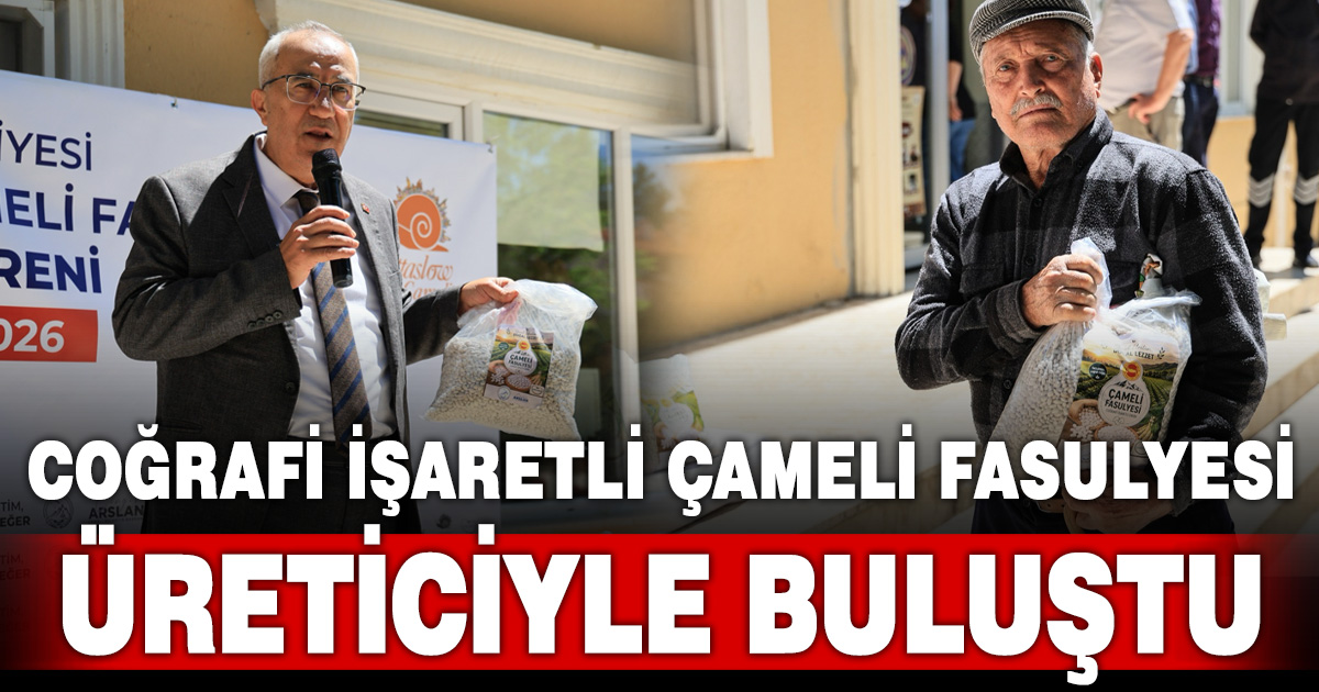 Başkan Arslan’dan üreticiye destek: Coğrafi işaretli fasulye tohumları dağıtıldı