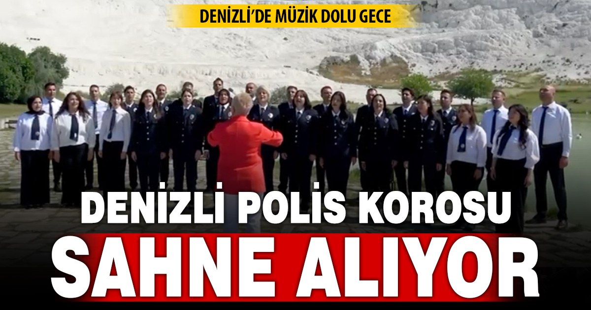 Denizli’de Polis Korosu ve Armoni Orkestrası konseri