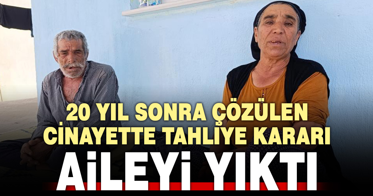 20 yıl sonra yakalanan katil zanlısının serbest kalması acılı ailenin yarasını kanattı