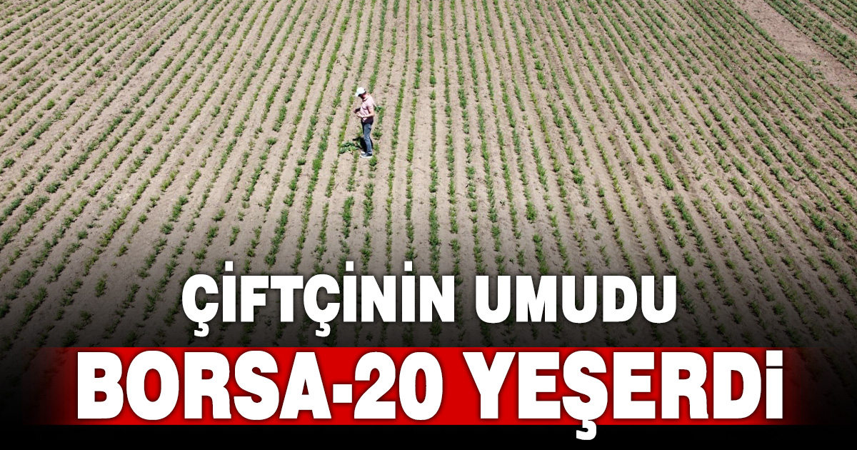 ÜRETİCİYE UMUT OLAN BORSA-20 YÜZ GÜLDÜRÜYOR