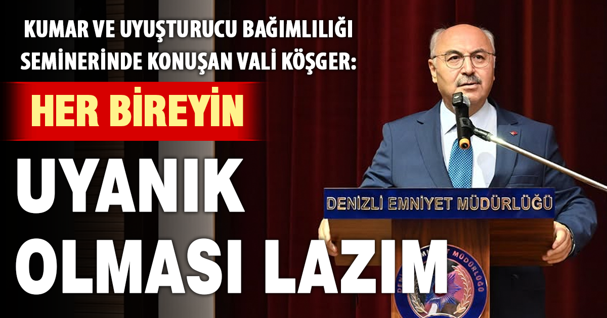 Sanal kumar tehlikesine dikkat çeken Vali Köşger: Benim hanımı bile kumar bağımlısı yapacaklar