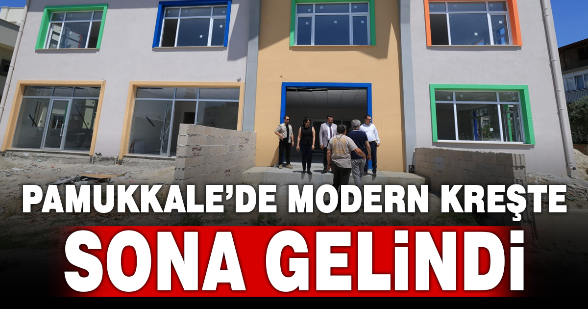 Anafartalar Gündüz Çocuk Bakımevi’nde açılış için geri sayım başladı