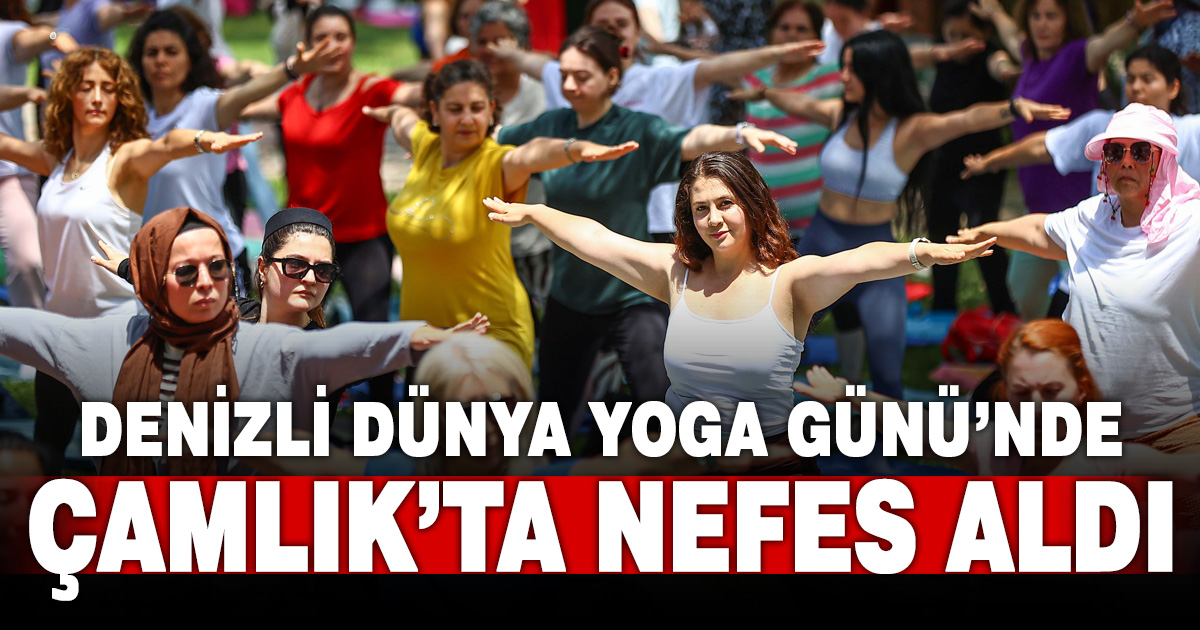 Çamlık Kent Ormanı’nda doğa ve huzur dolu buluşma