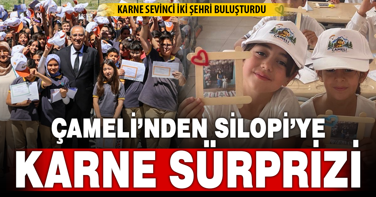 Çameli’den Silopi’ye uzanan karne sevinci