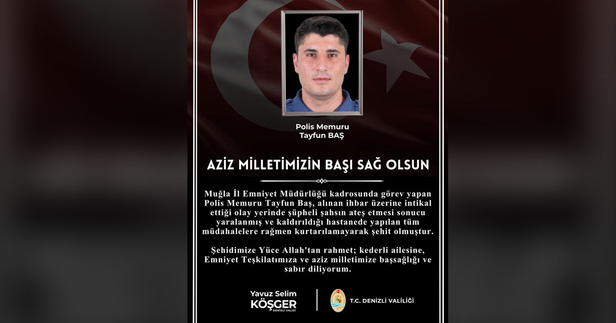 Vali Köşger’den taziye mesajı