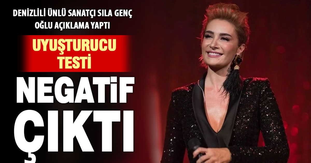Denizlili sanatçı Sıla Gençoğlu’nun uyuşturucu testi negatif çıktı