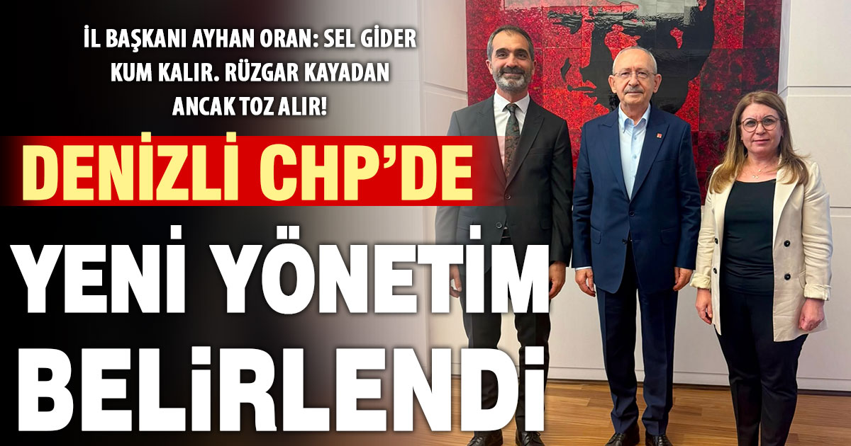CHP’de Ayhan Oran başkanlığındaki yeni yönetim kurulu belirlendi