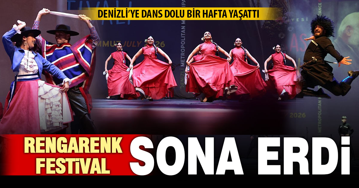 20. Uluslararası Halk Dansları Festivali final gösterisiyle sona erdi