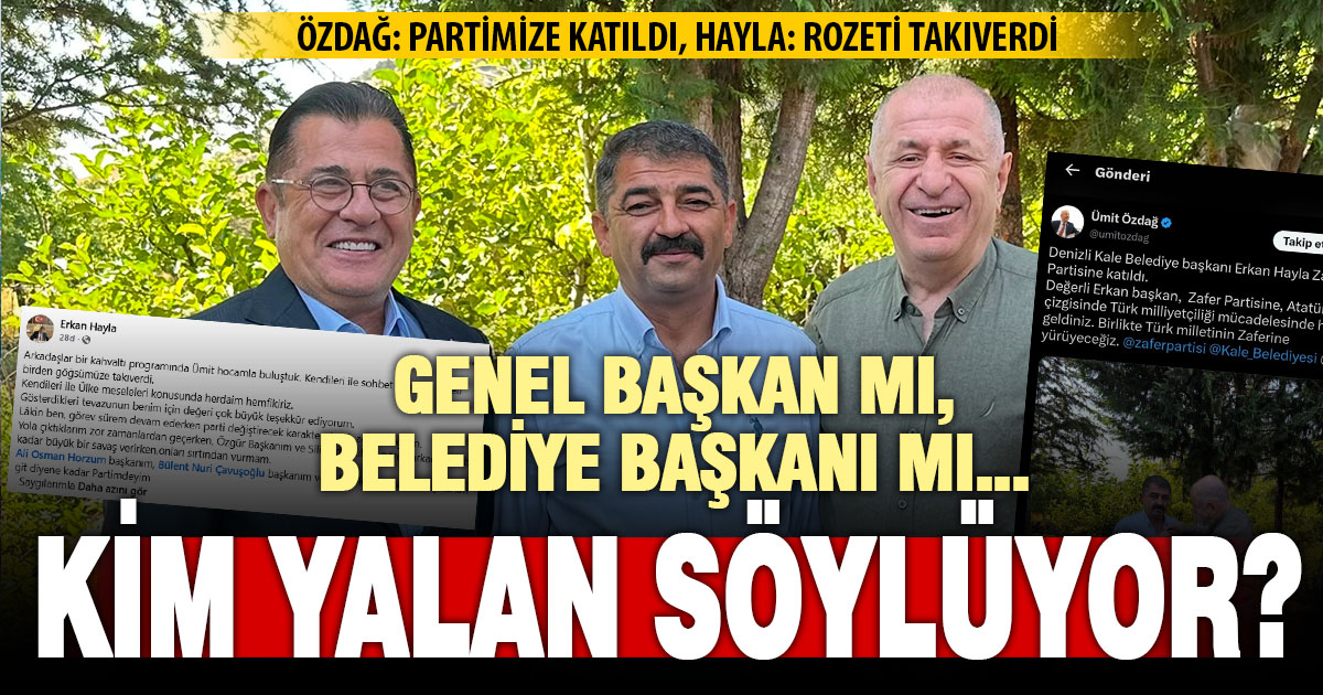 Özdağ’ın rozet taktığı başkan: Partiye katılmadım, rozeti takıverdi