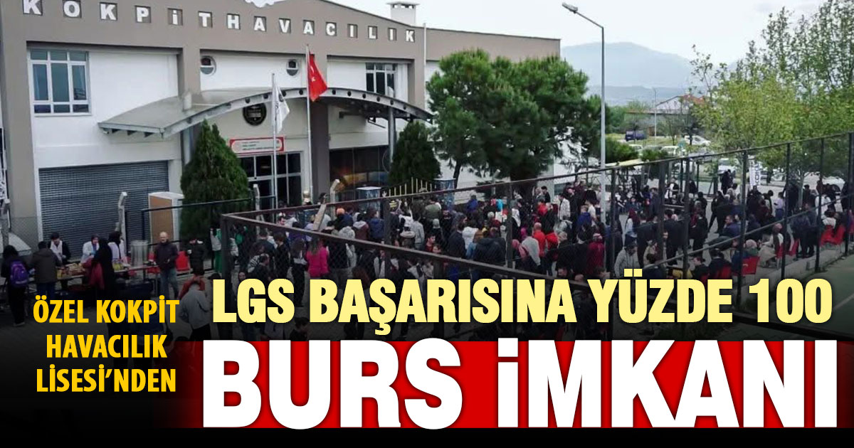 Kokpit Havacılık Lisesi’nden LGS başarısına burs imkanı