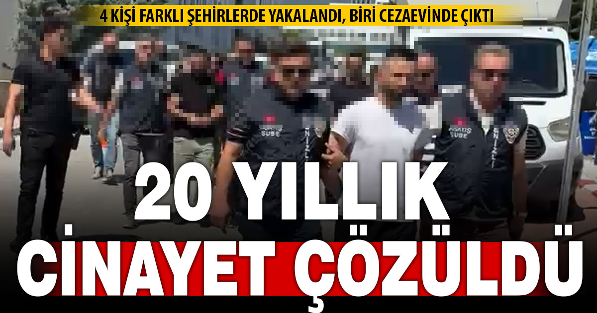 Denizli’de 20 yıllık cinayet çözüldü