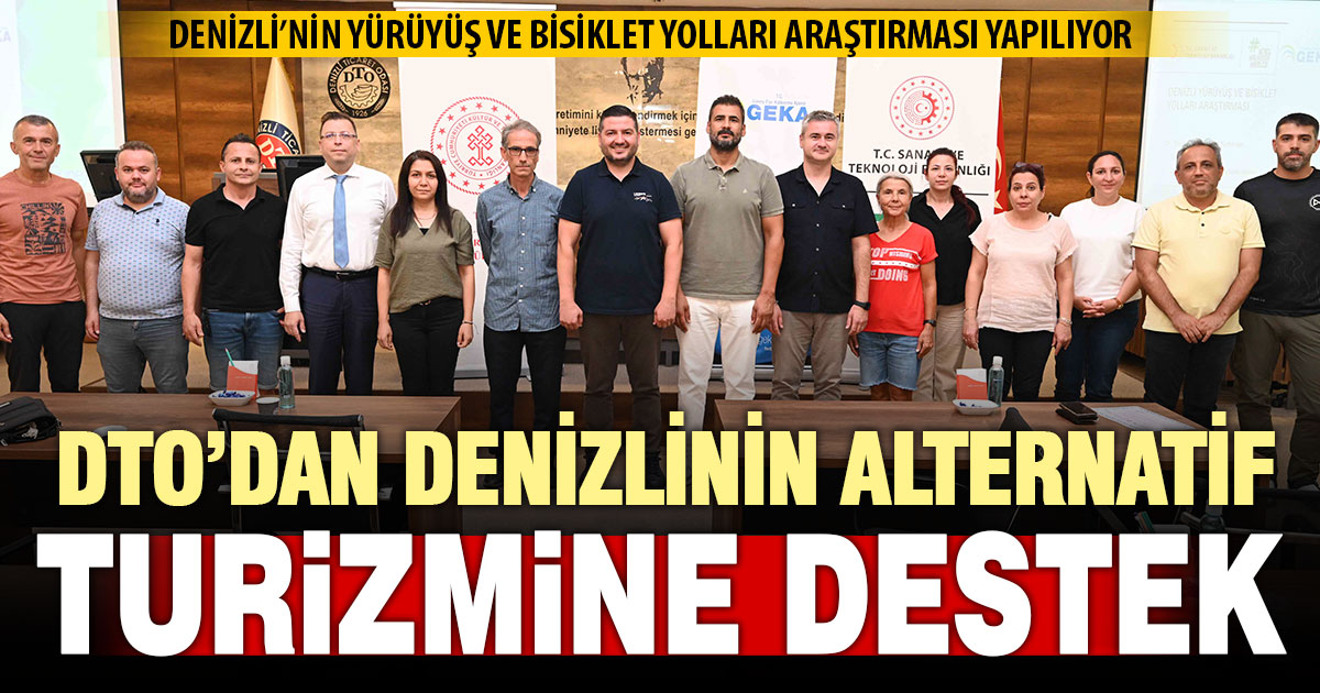 Denizli’nin yürüyüş ve bisiklet güzergahları için özel proje
