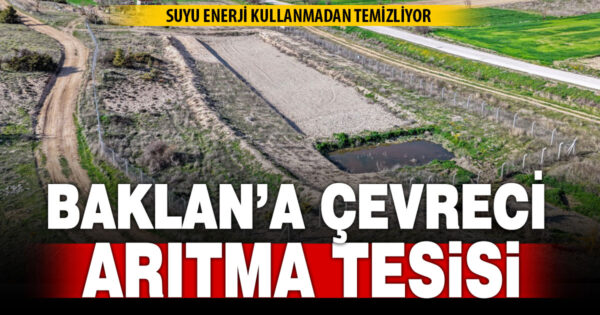 Çataloba’ya sıfır enerjili doğal arıtma tesisi