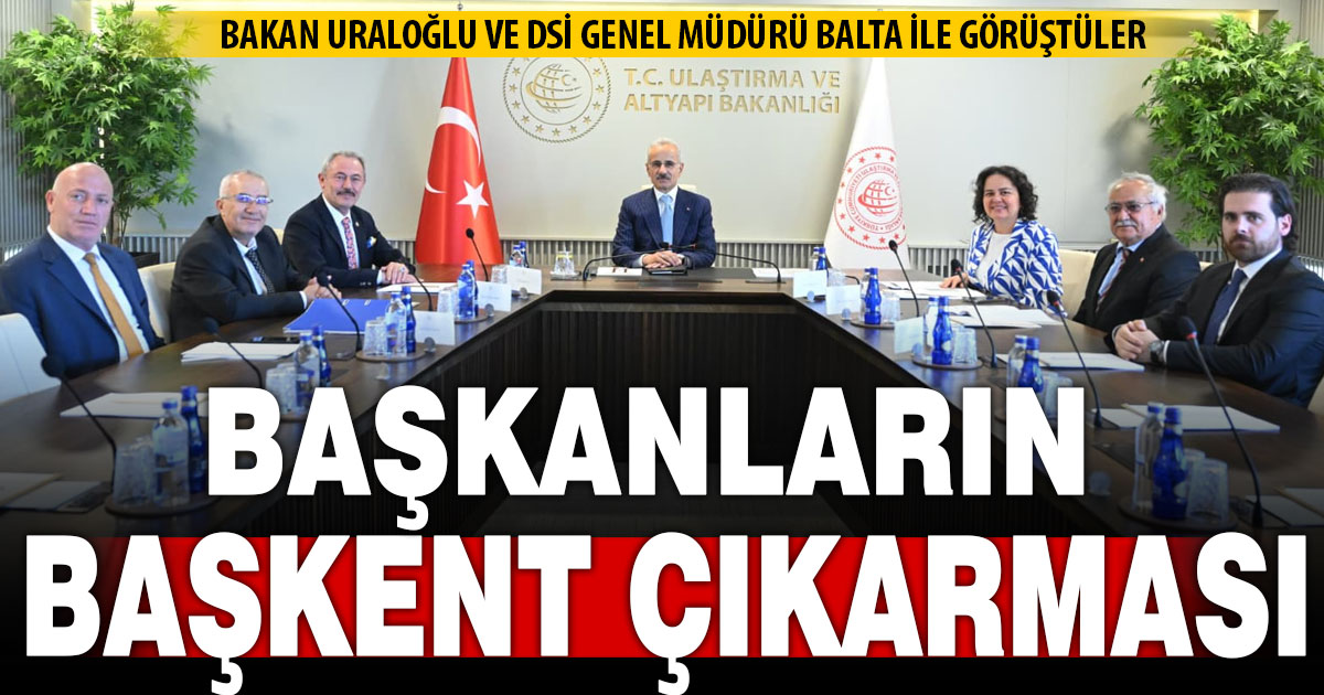 Ak Partili başkanlardan Başkent’te ‘yatırım’ görüşmeleri