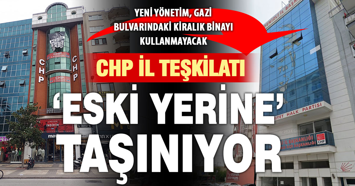 CHP İl Başkanlığı, kendi binasına taşınacak