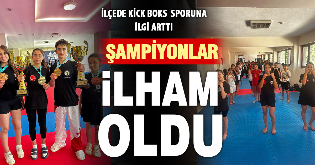 Şampiyonlar kız çocuklarına ilham oldu