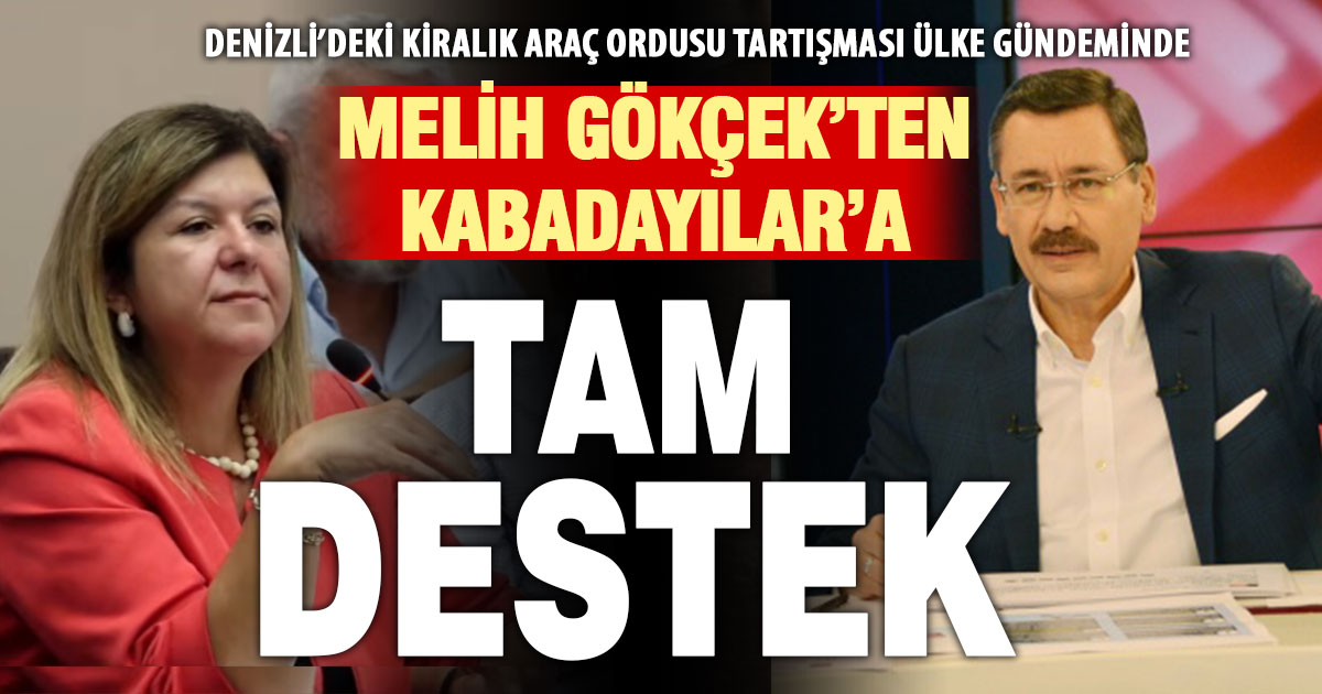 Melih Gökçek’ten Feride Kabadayılar’a destek ve tebrik