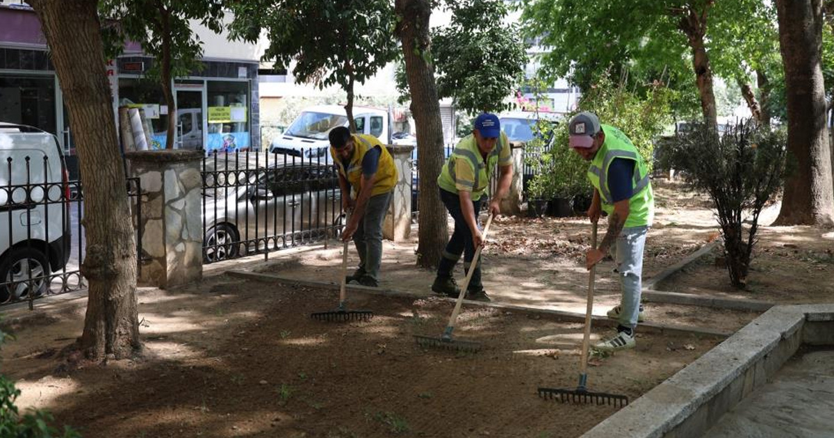 Büyükşehir'den Gençlik Parkı'nda kapsamlı bakım çalışması