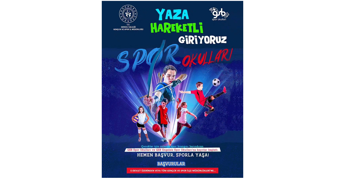 GSB Spor Okulları’nda ücretsiz kurs kayıtları sürüyor