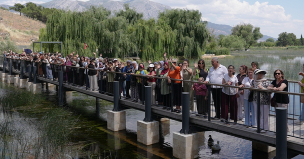 Kırsaldaki kadınlar Denizli’yi adım adım keşfediyor