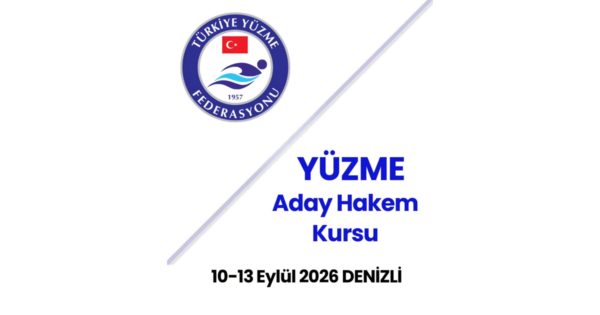 Türkiye yüzme federasyonu aday hakem kursu eylülde Denizli’de düzenlenecek