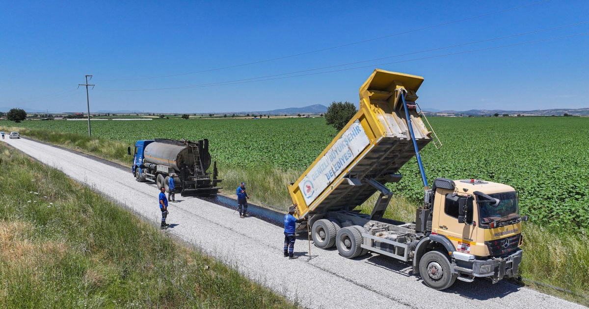 3 mahalleyi birbirine bağlayan yol ağı yenileniyor